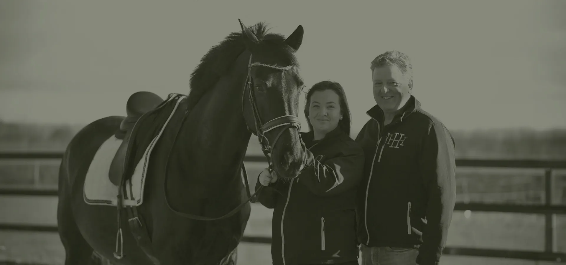 Hermus Horses with one of their dressage horses
