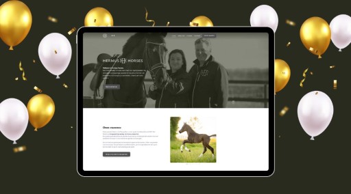 We hebben een nieuwe website | Hermus Horses